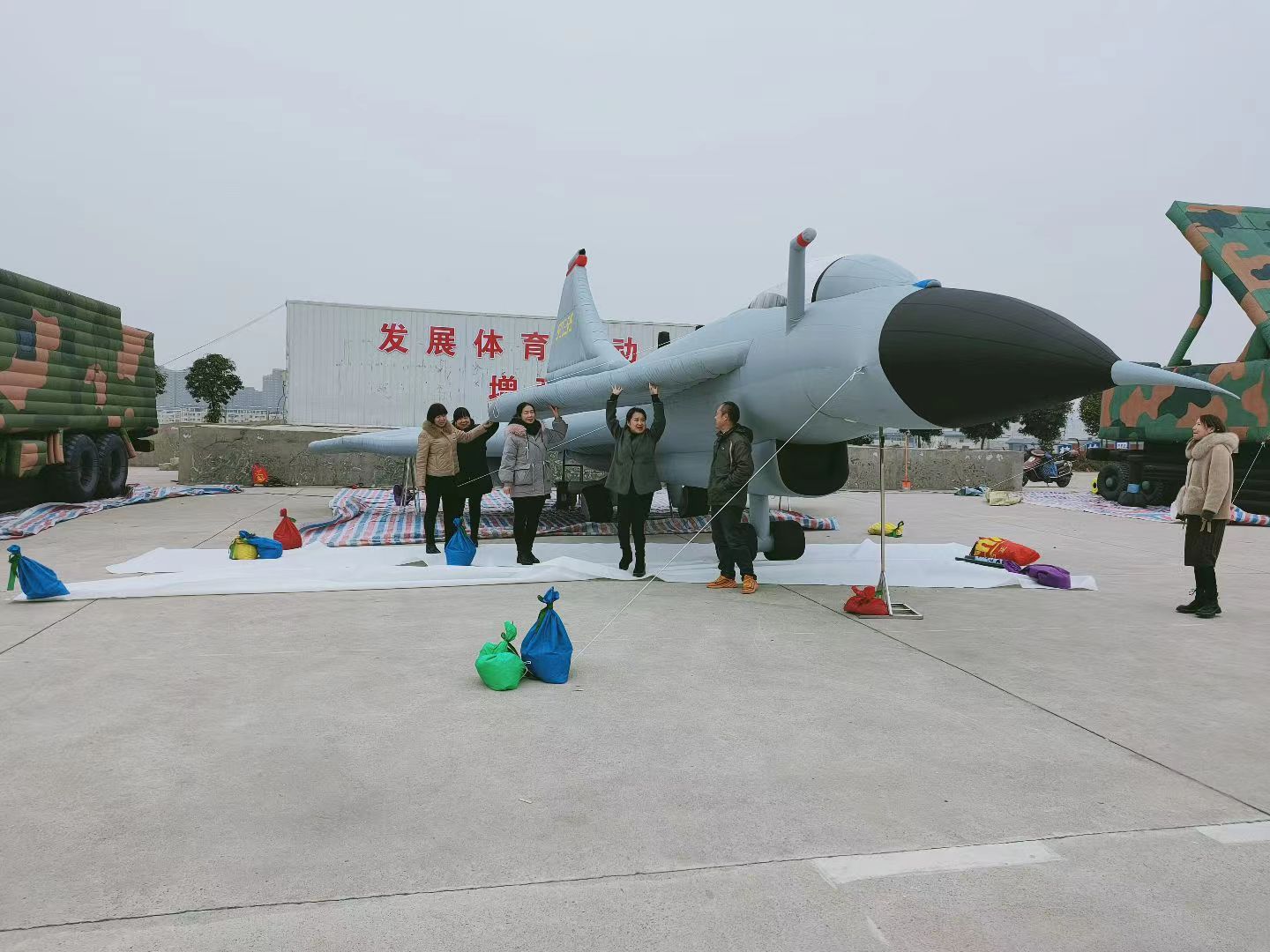 石林战场幻影：西陵充气飞机的战术战斗